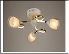 Люстра "модерн 3" LED-White светильник потолочный 0528/3N (2) WT+FG E27 580*200