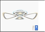 Люстра "LED 4" LED-Blu светильник потолочный 29768/2+2 (2) CR(BL) LED 13/14W 6500/3000К 650*380*100  (дим)