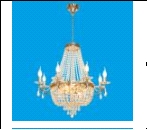 Люстра "хруст.на цепи 12" .. светильник потолочный B21057/12FGBK WT