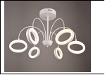 Люстра "LED 6" .. светильник потолочный 5089/6Y (2) WT LED 8W 3000/4000K 860*390  с ПДУ