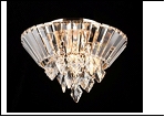 Люстра "хрусталь 4" LED-White светильник потолочный 5130/4+2E FGD 390*270 E14