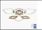 Люстра "LED 6"  70Вт LED-3000К/6000К светильник потолочный 29319/3+3 (2) WT+CR(RGB) LED 11/14W 6500/3000К 740*160  (дим)