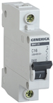 Авт. выкл. 1п  50А  4,5кА тип C GENERICA ИЭК ВА47-29 1Р х-ка С  (12)