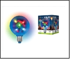 ДИСКО ШАР ULI-Q308 1,5W/RGB/E27  3D Светодиодный светильник. Свечение 3D звёзды. 220В. Диаметр 8см. ТМ Volpe., шк 5999558319373