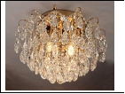 Люстра "хрусталь D=550" LED-White светильник потолочный 5934/6+6E FGD E27+LED WT 550*400  (с пультом)