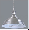 Люстра "модерн D=400" .. светильник потолочный 8310 -1 Silver (серебро)  E27 1x60W  Абажур лифт L42 W42 H65