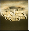 Люстра "LED D=400" LED-White светильник потолочный CRYSTAL PALAS SMT7172/5*5  Люстра потолочная, LED 7W 3 режима