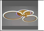 Люстра "LED 3" LED-3000К/4000К/6000К светильник потолочный 29721/3 (2) WOOD(BL) LED 7/15/19W 6500/3000К 730*580*120  (дим)