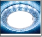 СТ LEDподсв. GX53 голубой круг  G290 BL хром/сапфир +3W(LED WHITE)Ambrella
