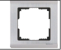 Веркель глян/никель Рамка 1-я Werkel Metallic () / WL02-Frame-01 10 шт/уп