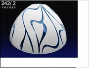 Плафон без крепл. Альдекс 242 Б/2 б.с.декор. Ф 340