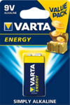 Батар. 6F22l (Крона) 6LP3146 (9V, крона) алкалиновый VARTA ENERGY  бл. 1 шт (1/10)