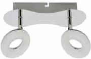Спот 2-рожк. LED HL7142L 2X5W Хром 3000К 220-240V Потолочный св-к 6шт