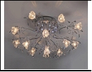 Люстра "зерк.с хруст.рожк 10" LED-White светильник потолочный 7917/13Y CR d900*330 G4 RBP