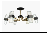 Люстра "LED 6" .. светильник потолочный 78541/6 AB+BK LED 6W 3000/6500K 585*325