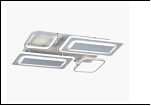 Люстра "LED 4" LED-3000К/4000К/6000К светильник потолочный 6450/2+2LI WT LED 196W 3000/6500K 720*520*90  (дим)