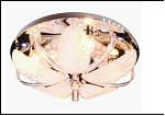 Люстра "зеркальная D=400" LED-RGB светильник потолочный 25317/4 CR E14 RBP 4*19  с ПДУ