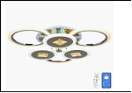 Люстра "LED 6"  23Вт LED-RGB светильник потолочный 29760/3+3 (2) CR(RGB) LED 11/12W 6500/3000К 670*160  (дим)