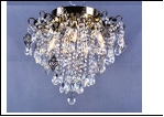 Люстра "хрусталь 6" LED-3000К/4000К/6000К светильник потолочный 4773/6LE AB E14 500*435 LED  (без ПДУ)