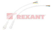 Соединительный кабель (4pin) герметичный (IP67) 4х0.35мм  300V  белый  REXANT (1/1)