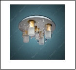 Люстра "фигурн.с плафон D=450" LED-White светильник потолочный 90098/450/5 (1) Светильник бытовой потолочный со светодиодами, дистанционным пультом  (