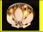 Люстра "зеркальная D=300" LED-RGB светильник потолочный 5737/3Y FGD d3 E14 RBP