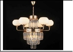 Люстра "хрусталь 8" LED-White светильник потолочный 45453/9+3 FGD E27 610*550