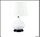 Св. настол. абажур Е27 Подставка 2418/1WHITE (12)(1) Светильник настольный (220V 40W E14)