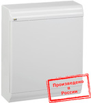 ЩРН пл. 12-1 300х190х80 IP41 бел. дв ИЭК 200х285х110  бел.Бокс -П-12 модулей белая дверь  навесной пластик PRIME(12шт)#(12/12)