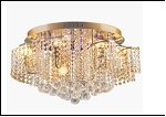 Люстра "хрусталь 10" LED-RGB светильник потолочный 45240/10 FGD E14 600*390  с ПДУ