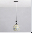Люстра "модерн 1" .. светильник потолочный CROOKED GLASS GM3078-1  E27  1x60W Люстра подвес L71 W 48 H58