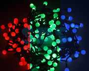 Украшение Гирлянда "LED - шарики", RGB, Ø13 мм, 5 м, Neon-Night