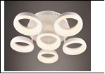 Люстра "LED  светильник потолочный 5072/6Y (2) WT LED 9W 3000/4000K 830*140  с ПДУ
