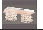 Люстра "космос 2" LED-RGB светильник потолочный 25362/2 WT E27 400*180*180  с ПДУ