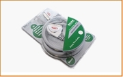 Шнур СКхСК  1,5м Delink SCART-SCART  "Grey" пластик