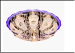 Люстра "зеркальная D=500" LED-RGB светильник потолочный 25284/6+28W CR E14 RBP 5*215  с ПДУ