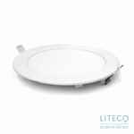 СТ LED  12,0Вт бел. круг 4000K D=170 Dвн=140 LITECO светильник LPM-01--12--170-WH-IP20 170x20  ультратонкий