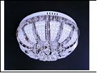 Люстра "зерк.круг.лепест. D=500" LED-Blu светильник потолочный 7145/6Y d500*230 E14 BL