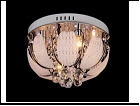 Люстра "зерк.круг.лепест. D=400" LED-RGB светильник потолочный 7675/4Y d400*210 E14 RBP