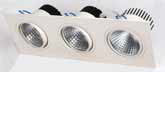 СТ LED 3х10Вт бел. Прямоугольник 6400K D=120х340 Dвн размер=100х315 HOROZ 8шт