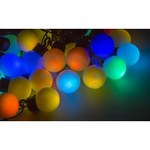 Гирлянда LED - шарики RGB d45мм 10м