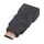 Переход. HDMI-HDMI  0.1м ПЕРЕХОДНИК  шт.HDMI - гн.HDMI  поворотный  GOLD  REXANT (1/10)