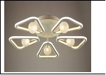 Люстра "LED 5" LED-3000К/4000К/6000К светильник потолочный 505/5YT (2) WT 720*150 G4 14/15W 3000/6500K  с ПДУ