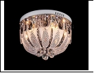 Люстра "зерк.круг.лепест. D=450" LED-RGB светильник потолочный 7109/6Y d450 E14 RBP