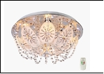 Люстра "зеркальная D=400" LED-RGB светильник потолочный 27425/4 CR E14 RBP 4  с ПДУ