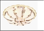 Люстра "зеркальная D=530" LED-RGB светильник потолочный 25545/6+28W CR E14 RBP 5*21  с ПДУ
